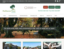 Tablet Screenshot of parkhaven.org.uk